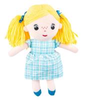 Lalka szmaciana Janka 23cm. Wydawca: Dumel. SmakLiter.pl Opakowanie Lalka szmaciana Janka 23cm