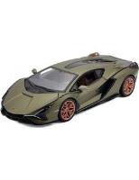 Opakowanie Lamborghini Sian FKP 37 matte green 1:24 BBURAGO