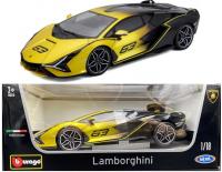 Opakowanie Lamborghini Sian FKP 37 yellow fade 1:18 BBURAGO