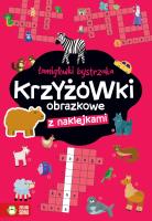 Łamigłówki bystrzaka. Krzyżówki obrazkowe. Autor: Zuzanna Osuchowska, Magdalena Bacińska. SmakLiter.pl Okładka książki Łamigłówki bystrzaka. Krzyżówki obrazkowe