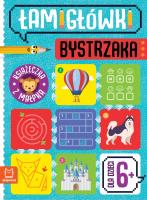Łamigłówki bystrzaka. Książeczka z małpką. Autor: Beata Karlik. SmakLiter.pl Okładka książki Łamigłówki bystrzaka. Książeczka z małpką
