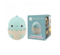 Lampka nocna LED baby dino niebieski. Wydawca: Mary's. SmakLiter.pl Opakowanie Lampka nocna LED baby dino niebieski