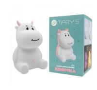 Lampka nocna LED krówka różowa. Wydawca: Mary's. SmakLiter.pl Opakowanie Lampka nocna LED krówka różowa