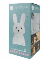 Lampka nocna LED RGB+WW + R/C zając duży biały. Wydawca: Mary's. SmakLiter.pl Opakowanie Lampka nocna LED RGB+WW + R/C zając duży biały