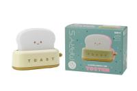 Lampka nocna LED toster żółty. Wydawca: Mary's. SmakLiter.pl Opakowanie Lampka nocna LED toster żółty