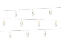 Opakowanie Lampki LED klamerki bezbarwne 1.4m