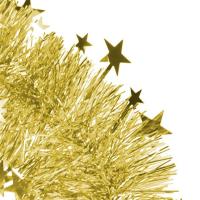 Opakowanie Łańcuch dekoracyjny gwiazdki złoty
