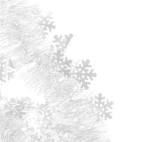 Opakowanie Łańcuch dekoracyjny - śnieżynki biały