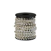 Opakowanie Łańcuch z koralami na szpuli srebrny 6m