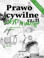 Last Minute prawo cywilne cz.2. Autor: Bogusław Gąszcz, Talaga Anna. SmakLiter.pl Okładka książki Last Minute prawo cywilne cz.2