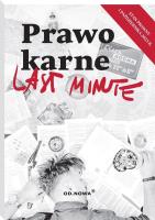 Last Minute Prawo karne. Autor:   Praca zbiorowa. SmakLiter.pl Okładka książki Last Minute Prawo karne