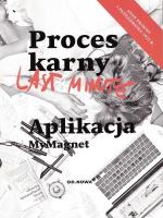 Last Minute. Proces karny Październik 2021. Autor: Bogusław Gąszcz. SmakLiter.pl Okładka książki Last Minute. Proces karny Październik 2021