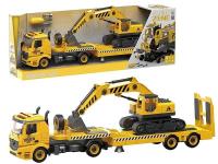 Opakowanie Laweta i koparką do skręcania, światło i dźwięk