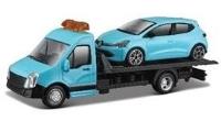 Opakowanie Laweta Renault Clio blue 1:43 BBURAGO