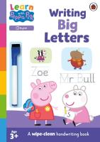 Opakowanie Learn with Peppa: Writing Big Letters