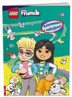 Okładka książki LEGO Friends Kolorowanka z naklejkami
