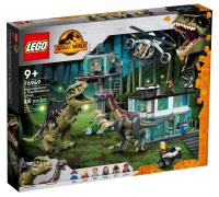 Lego JURASSIC WORLD 76949 Atak giganotozaura i terizinozaura. Wydawca: LEGO(R). SmakLiter.pl Opakowanie Lego JURASSIC WORLD 76949 Atak giganotozaura i terizinozaura