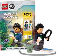 Okładka książki Lego Jurassic World Raptory uciekają