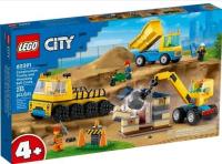 Opakowanie LEGO(R) CITY 60391 (3szt) Ciężarówki i dźwig z kulą
