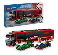 LEGO(R) CITY 60445 (3szt) Ciężarówka z bolidami RB20. Wydawca: LEGO(R). SmakLiter.pl Opakowanie LEGO(R) CITY 60445 (3szt) Ciężarówka z bolidami RB20