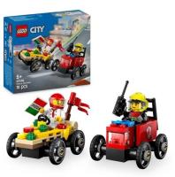 Opakowanie LEGO(R) CITY 60458 (4szt) Zestaw wyścigówek: pizza