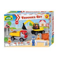 Opakowanie Lena Truckies Zestaw pojazdów budowlanych