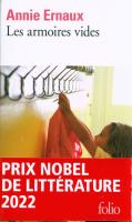Les armoires vides. Autor: Annie Ernaux. SmakLiter.pl Okładka książki Les armoires vides