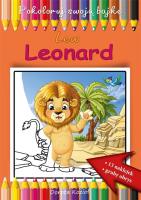 Lew Leonard - kolorowanka. Autor: Kozioł Dorota. SmakLiter.pl Okładka książki Lew Leonard - kolorowanka