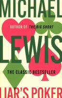 Liar's Poker. Autor: Michael Lewis. SmakLiter.pl Okładka książki Liar's Poker