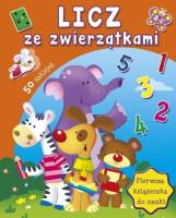 Okładka książki Licz ze zwierzątkami. Pierwsza książeczka do nauki
