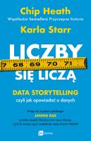 Liczby się liczą. Data storytelling, czyli jak opowiadać o danych. Autor: Chip Heath, Starr Karla. SmakLiter.pl Okładka książki Liczby się liczą. Data storytelling, czyli jak opowiadać o danych