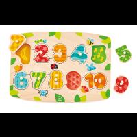 Opakowanie Liczby układanka z kołkami HAPE E1404B