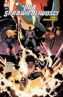 Liga Sprawiedliwości T.1 Pryzmaty. Autor: Brian Michael Bendis, Marquez David, Marek Staros. SmakLiter.pl Okładka książki Liga Sprawiedliwości T.1 Pryzmaty