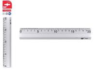 Linijka aluminiowa 20cm. Wydawca: MP Main Paper. SmakLiter.pl Opakowanie Linijka aluminiowa 20cm