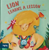 Lion Learns a Lesson. Autor: Horn Alice. SmakLiter.pl Okładka książki Lion Learns a Lesson