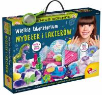 Lisciani I'm a Genius Wielkie laboratorium mydełek i lakierów 304-PL103133. Wydawca: Lisciani. SmakLiter.pl Opakowanie Lisciani I'm a Genius Wielkie laboratorium mydełek i lakierów 304-PL103133