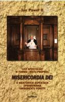 List apostolski Misericordia Dei. Autor:  Jan Paweł II. SmakLiter.pl Okładka książki List apostolski Misericordia Dei