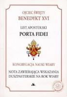 Okładka książki List apostolski Porta Fidei