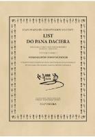 List do Pana Daciera. Autor: Jean-Francois Champollion Młodszy. SmakLiter.pl Okładka książki List do Pana Daciera