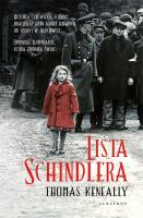 Lista Schindlera. Autor: Keneally Thomas. SmakLiter.pl Okładka książki Lista Schindlera