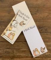 Opakowanie Lista zakupów z magnesem MNP19 Sowy