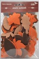 Opakowanie Listki z filcu tonacja brązowa