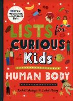 Lists for Curious Kids: Human Body. Autor: DelaHaye Rachel. SmakLiter.pl Okładka książki Lists for Curious Kids: Human Body