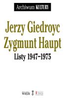 Listy 1947−1975. Autor: Giedroyc Jerzy, Haupt Zygmunt. SmakLiter.pl Okładka książki Listy 1947−1975