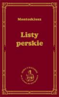 Listy perskie. Autor: Monteskiusz. SmakLiter.pl Okładka książki Listy perskie