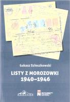 Okładka książki Listy z Morozowki 1940-1946