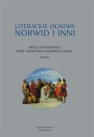 Literackie ogniwa. Norwid i inni. Autor: Feliks Netz. SmakLiter.pl Okładka książki Literackie ogniwa. Norwid i inni