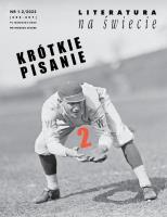 Okładka książki Literatura na świecie 1-2/20022