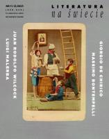 Okładka książki Literatura na świecie 11-12/2023