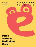 Okładka książki Literatura na świecie 7-8/2022